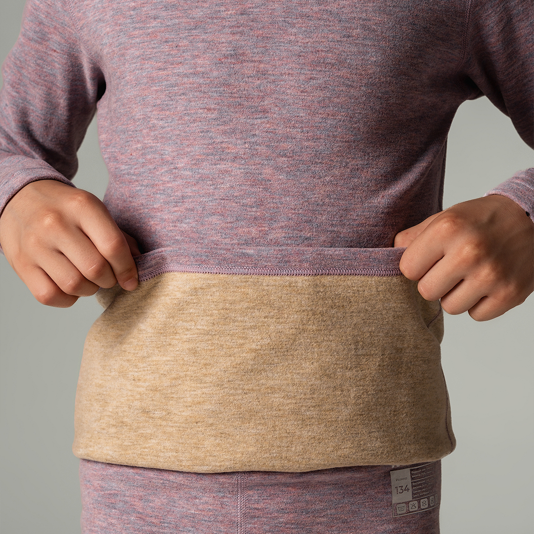 Термобелье Nordman  десткое  Soft, цвет сиреневый - фото 5