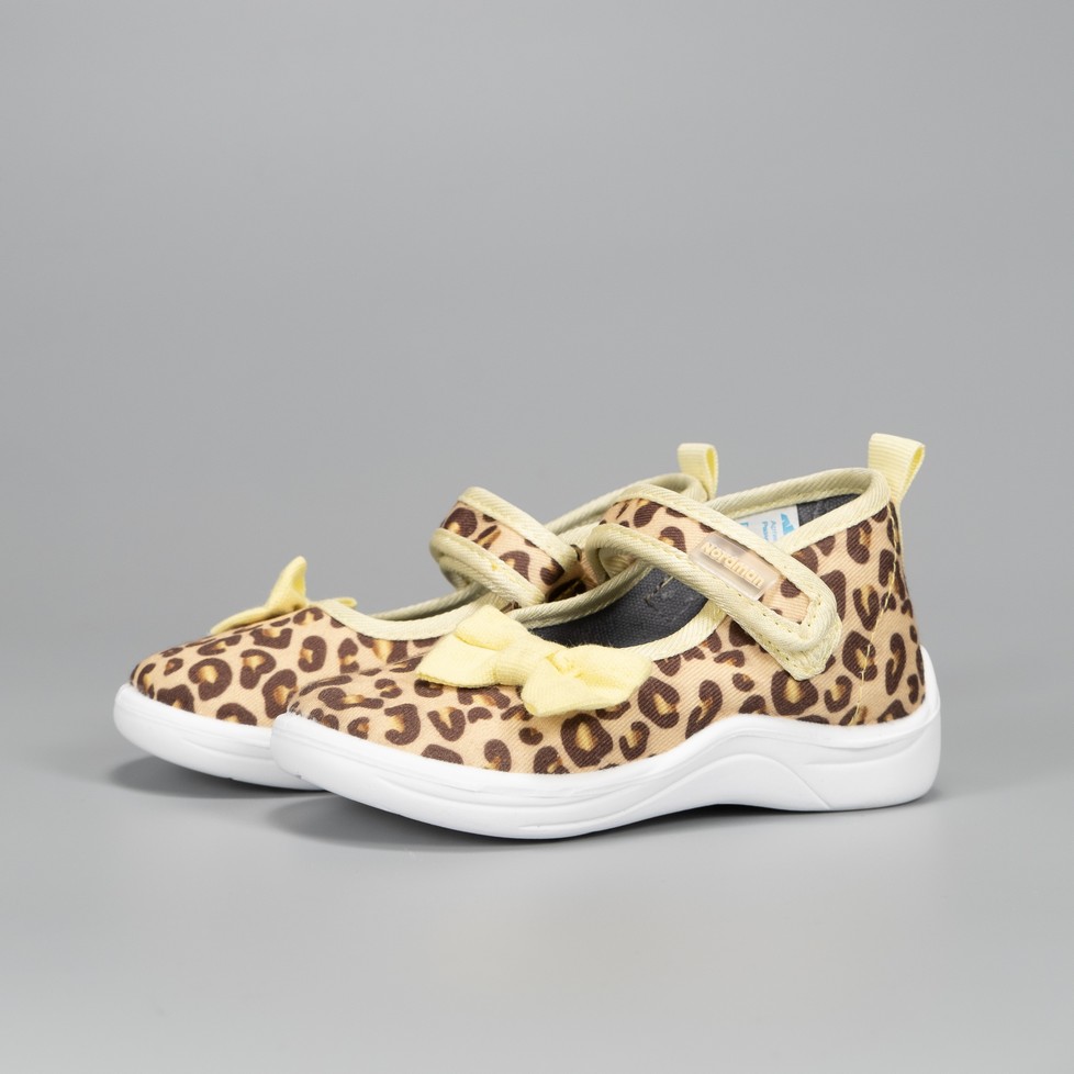 Тапочки детские Nordman Stars леопардовые - фото 2