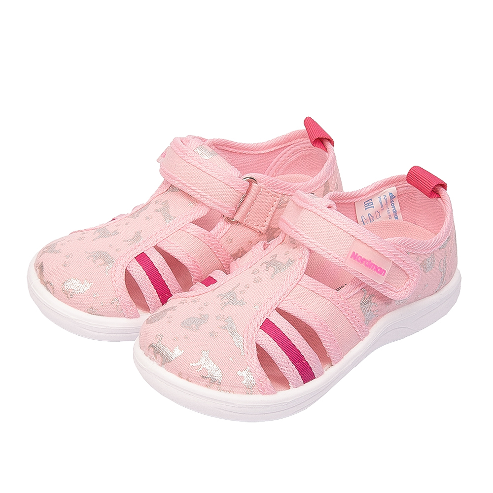 Тапочки детские Nordman Stars розовые с принтом - фото 7