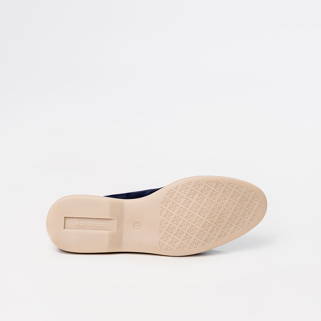 Женские лоферы цвет синий - фото 9