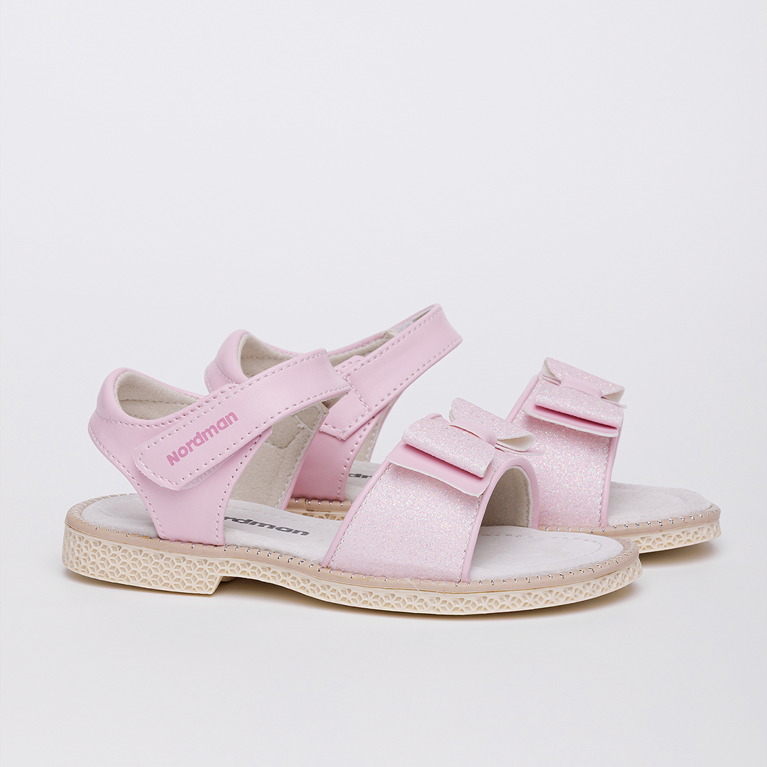 Детские летние босоножки Nordman розовые - фото 1