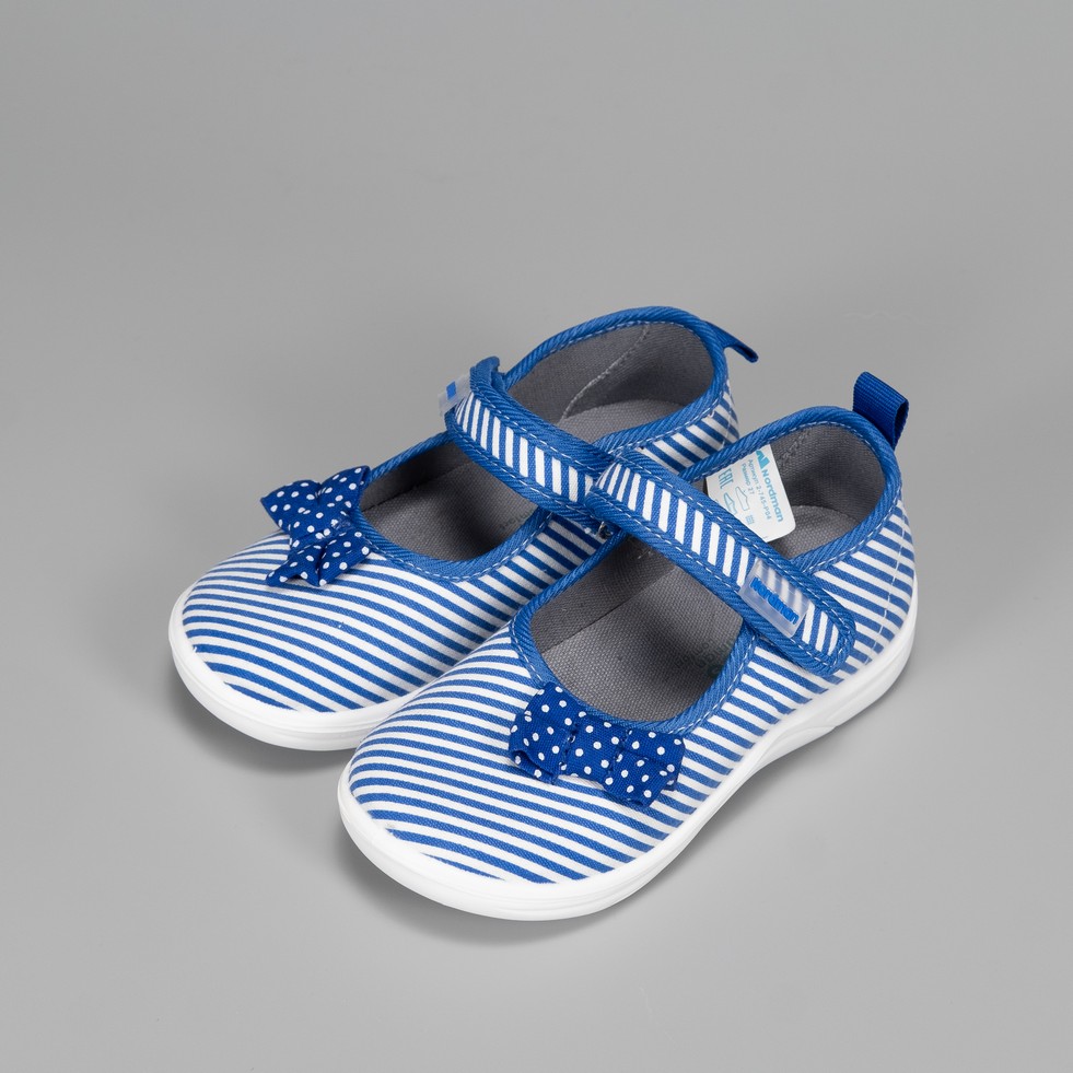 Тапочки детские Nordman Stars сине-белые - фото 8