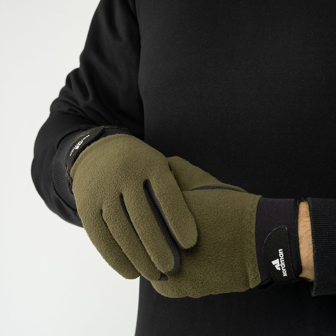 Перчатки демисезонные Nordman цвет хаки - фото 3