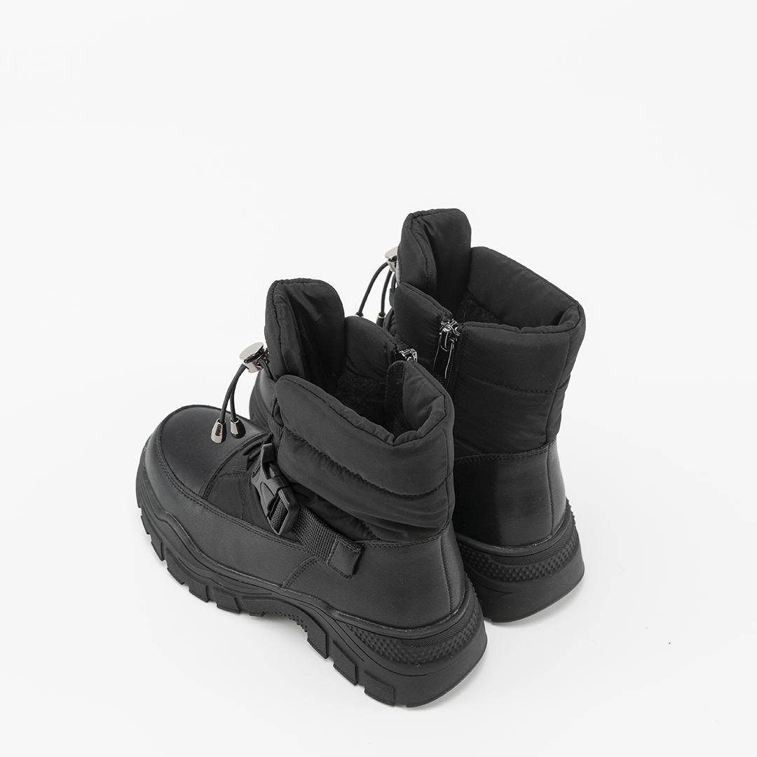 Nordman сапоги на молнии с затяжкой цвет черный - фото 5