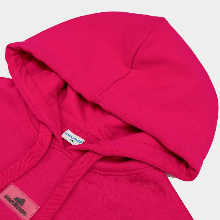 Худи Nordman WEAR с начёсом цвет малиновый - фото 7