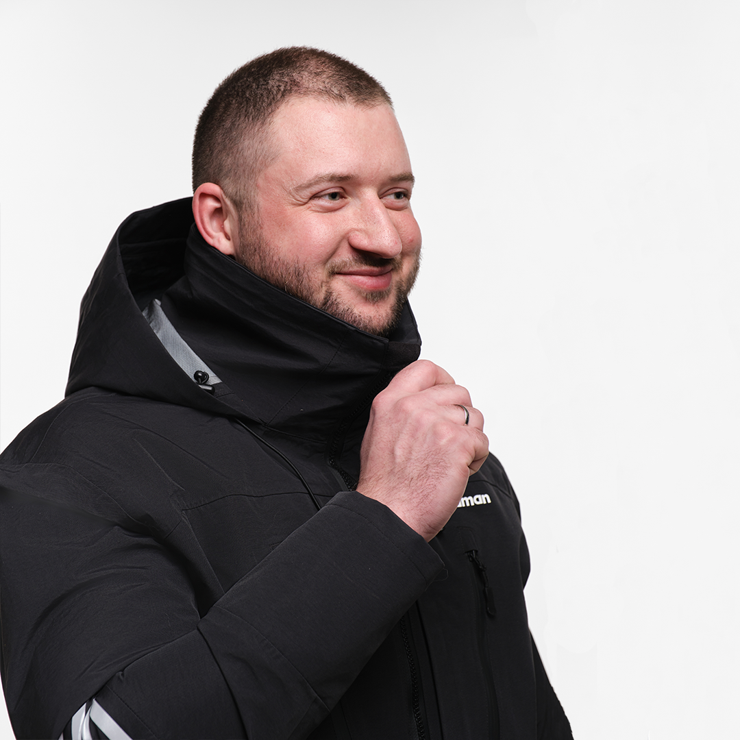 Куртка Jack-3 мембранная с капюшоном цвет чёрный - фото 3