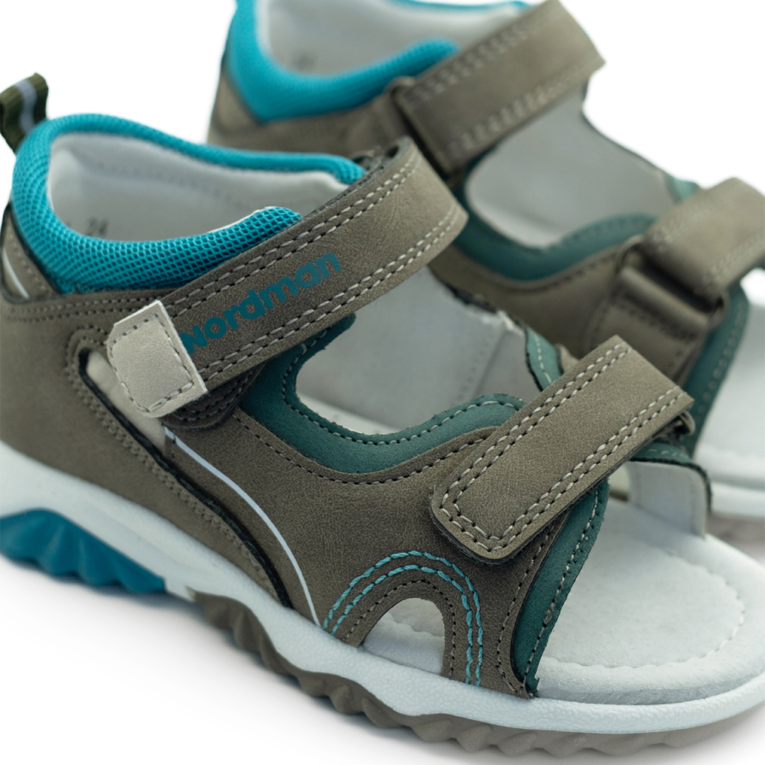 Сандалики детские Nordman Boom серые - фото 2