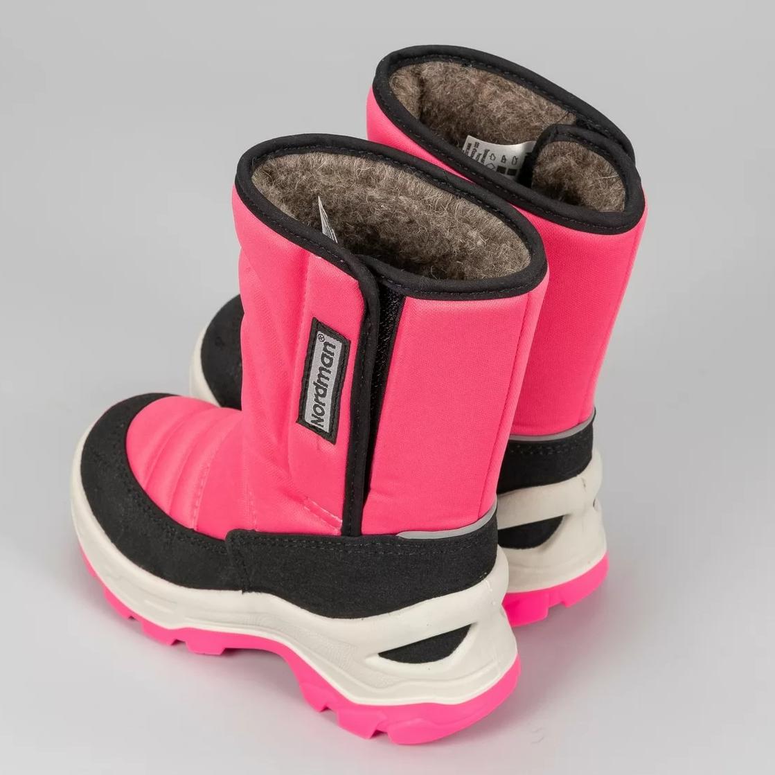 Детские сапоги Nordman Lumi 2.0 LED розовые - фото 8