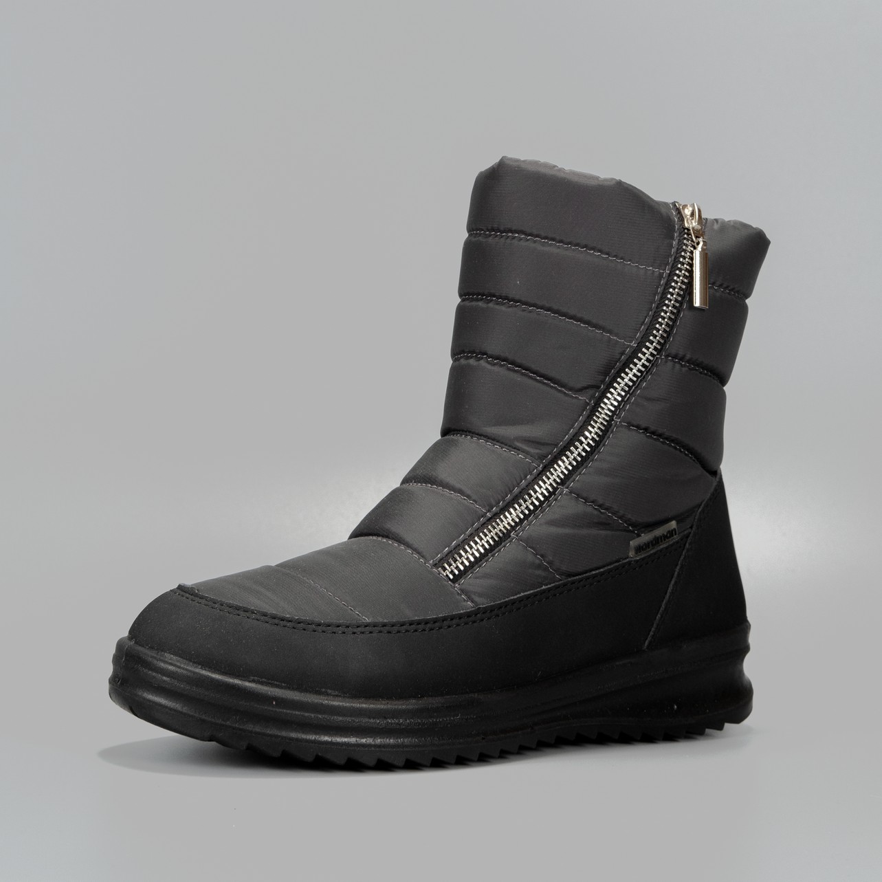 Ботинки Nordman Wave на 2-х молниях темно-серые - фото 2