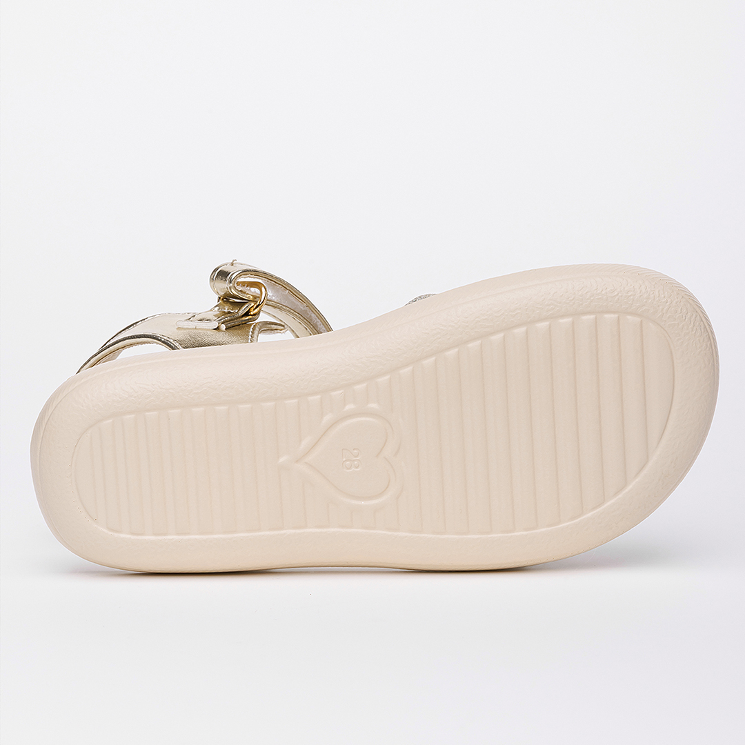 Детские летние босоножки Nordman золотистые - фото 3