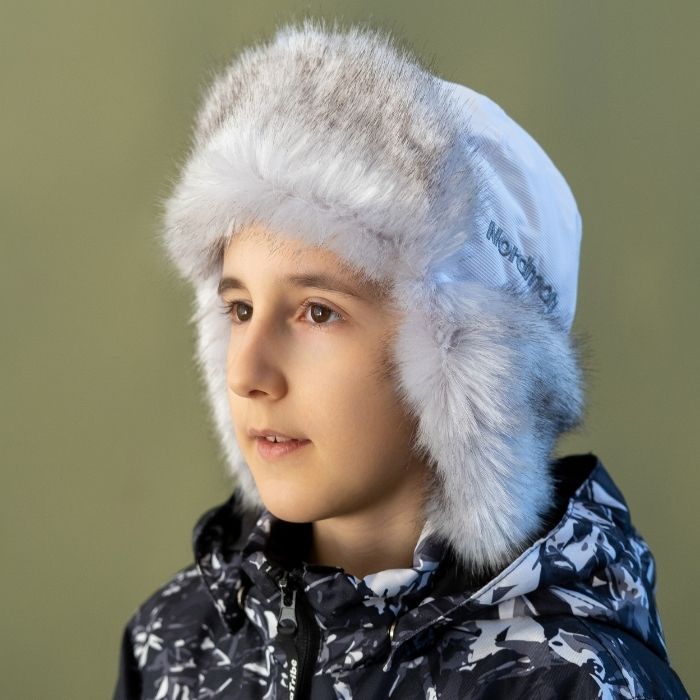 Шапка детская Nordman белая - фото 2