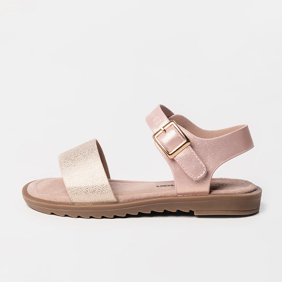 Детские летние босоножки Nordman бежевые - фото 2