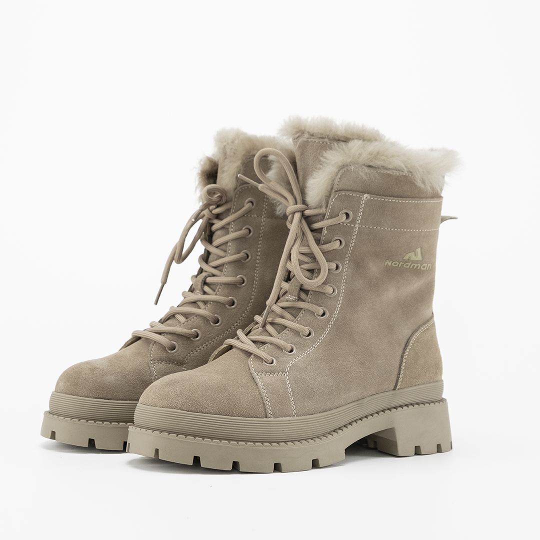 Nordman ботинки на шнурках цвет песочный - фото 5