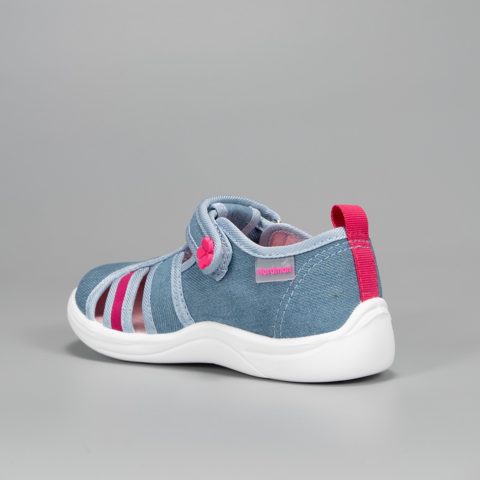 Тапочки детские Nordman Stars голубой джинс - фото 5