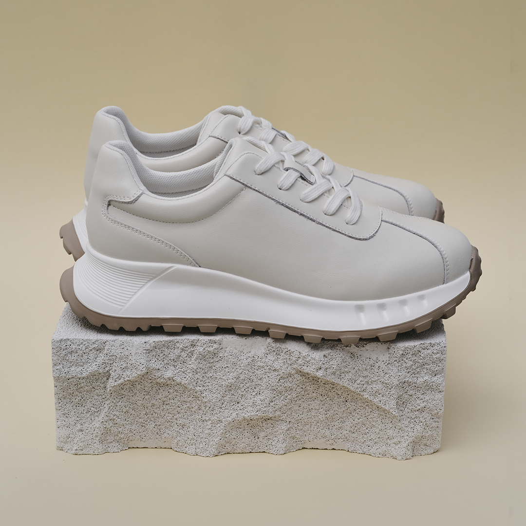 Кроссовки Nordman женские бежевые - фото 4