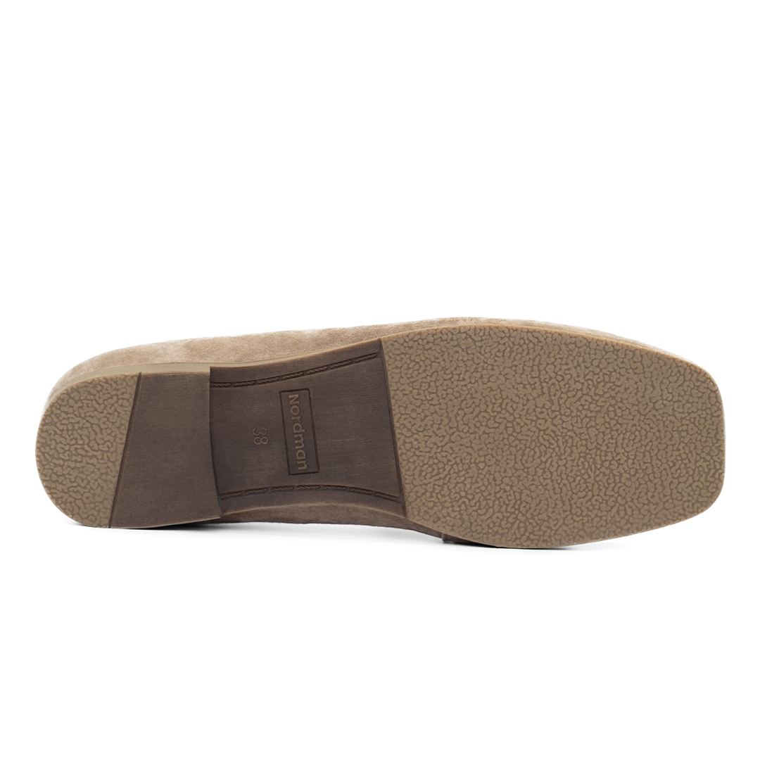 Женские лоферы Nordman бежевые - фото 5