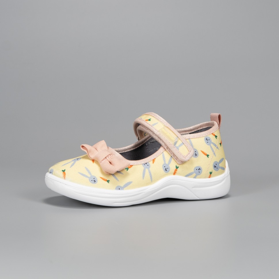 Тапочки детские Nordman Stars желтые с принтом - фото 3