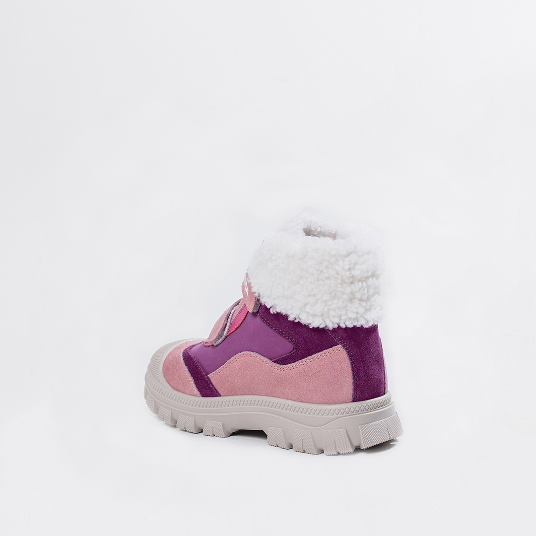 Ботинки Nordman зимние на двух липучках цвет розовый - фото 8