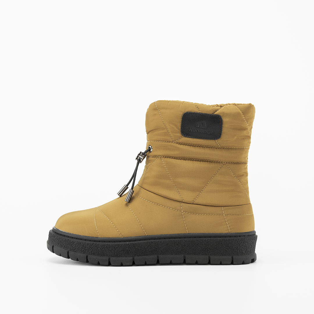 Nordman дутики с резинкой -затяжкой цвет горчичный - фото 8