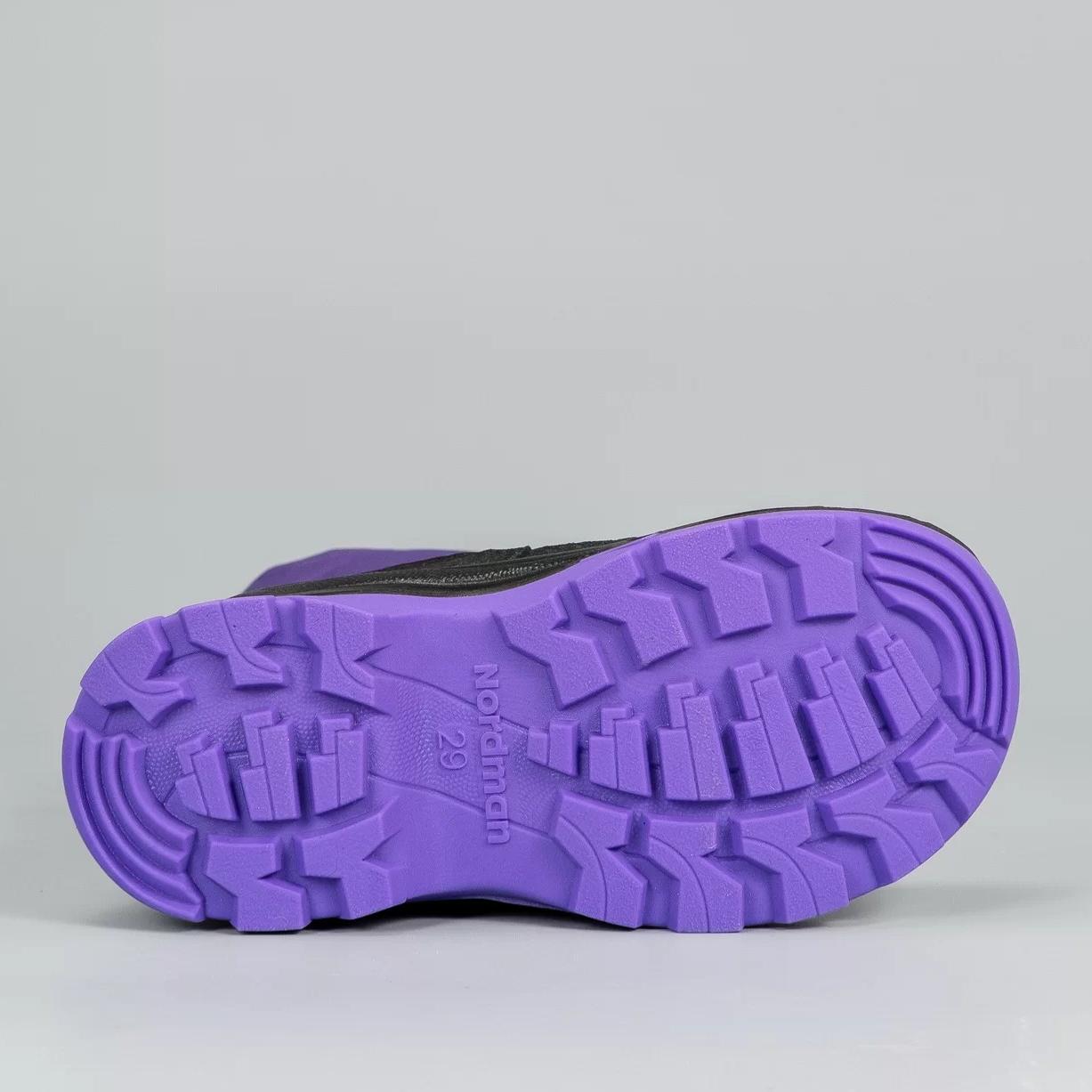 Детские сапоги Nordman T-REX фиолетовые - фото 6
