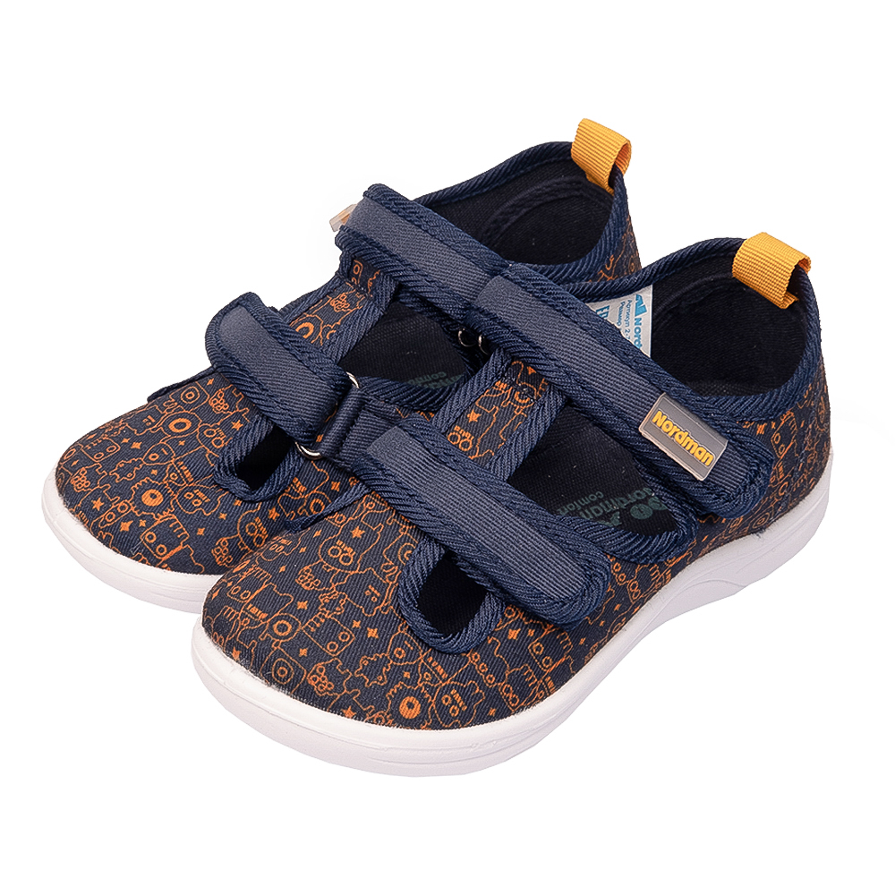 Тапочки детские Nordman Stars синие c принтом - фото 7