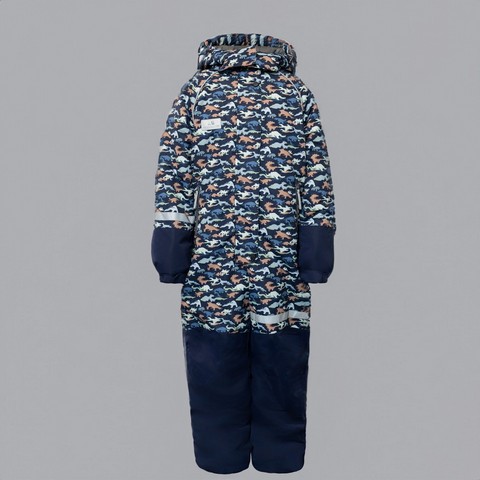 Комбинезон детский Nordman Wear Темно-синий с принтом - фото 1