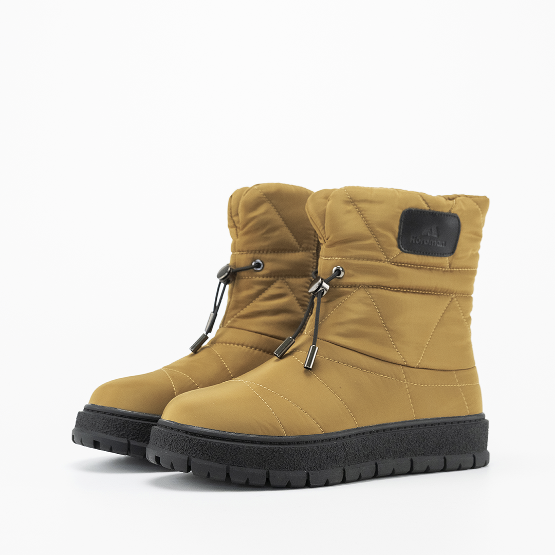 Nordman дутики с резинкой -затяжкой цвет горчичный - фото 4