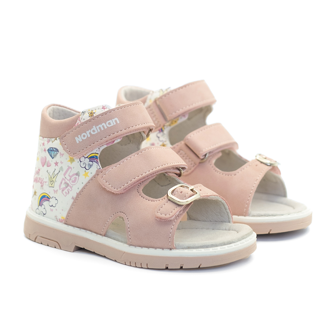 Сандалики детские Nordman Boom розовые - фото 1