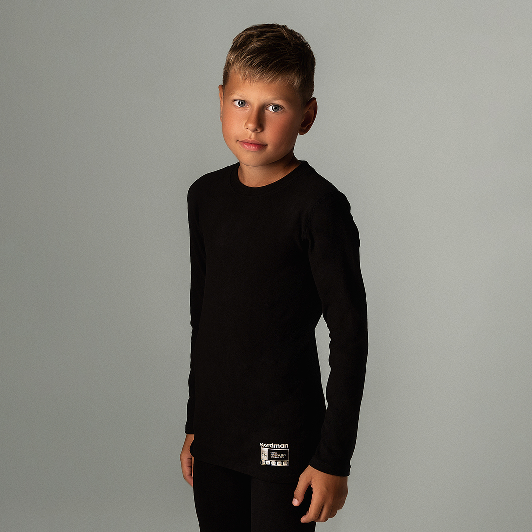 Термобелье Nordman  десткое  Active, цвет черный - фото 5