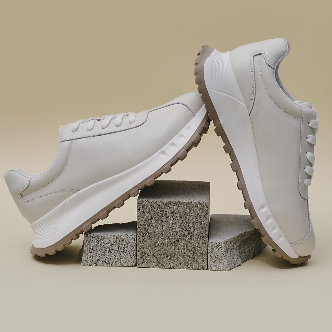 Кроссовки Nordman женские бежевые - фото 3