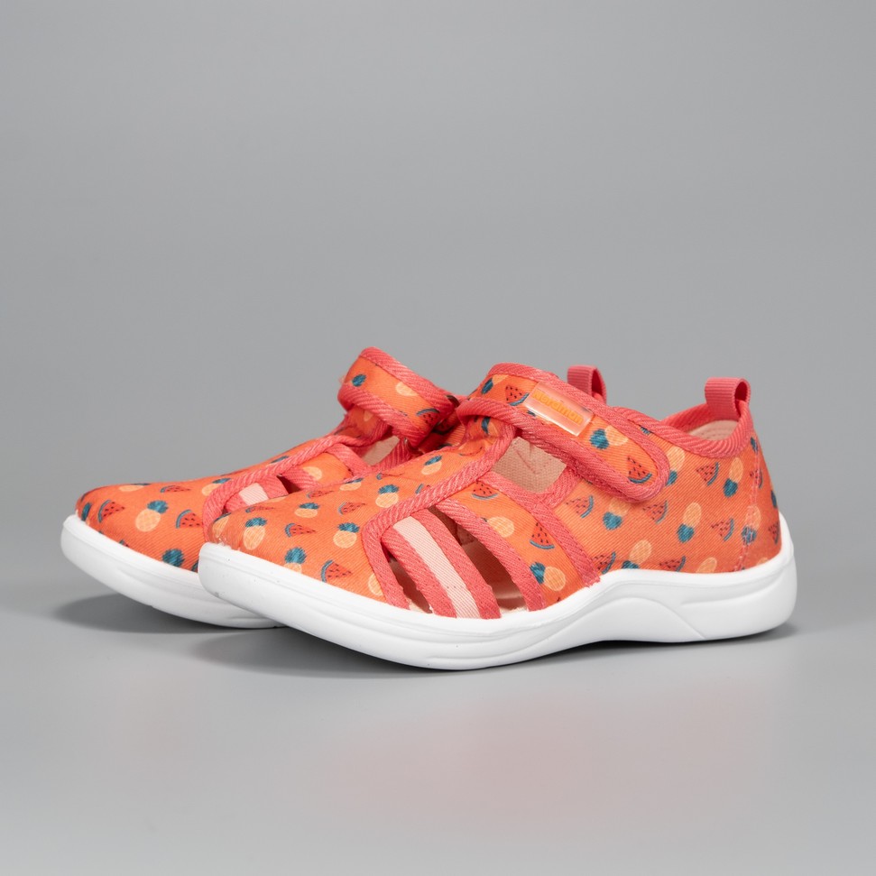 Тапочки детские Nordman Stars оранжевые с принтом - фото 2