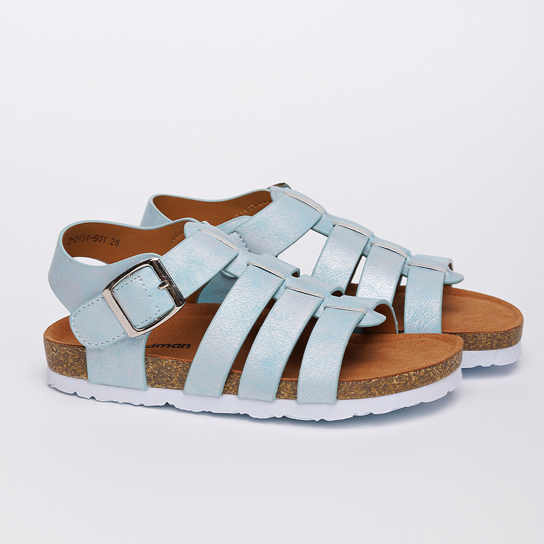 Детские летние босоножки Nordman голубые - фото 1