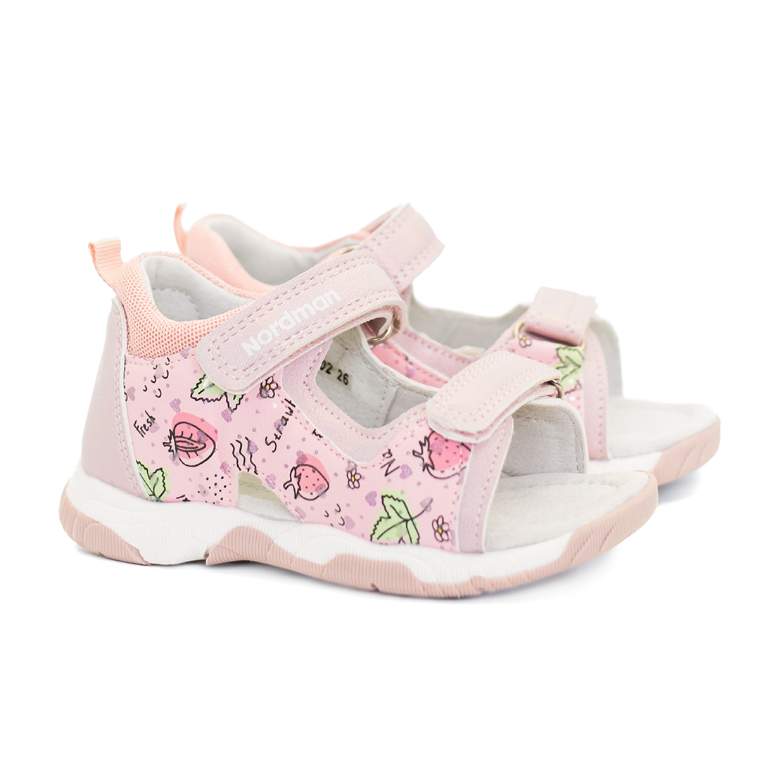 Сандалики детские Nordman Boom розовые - фото 1
