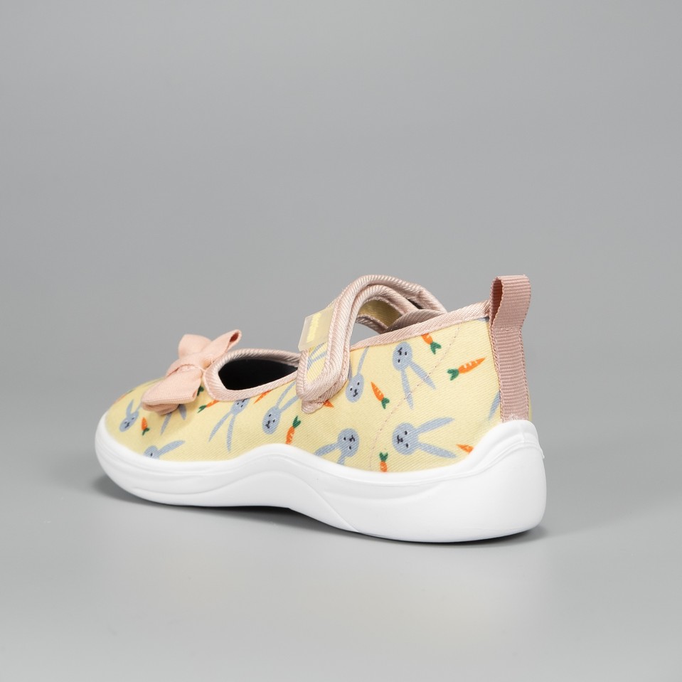 Тапочки детские Nordman Stars желтые с принтом - фото 5