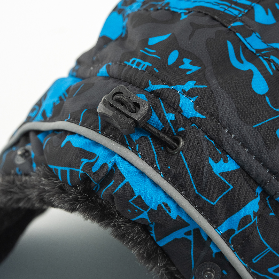 Шапка детская Nordman синяя - фото 7