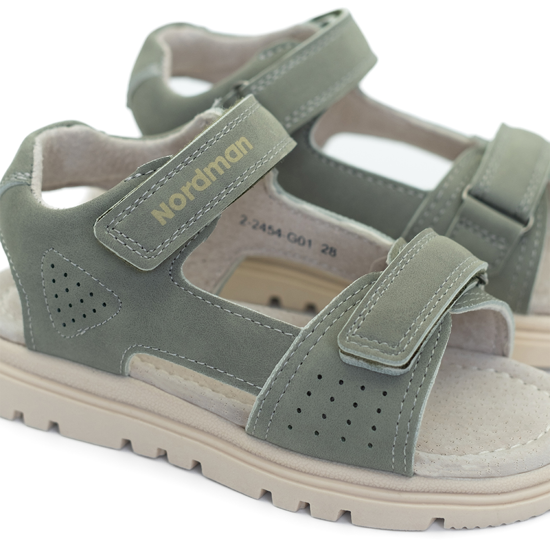 Сандалики детские Nordman Boom хаки - фото 2