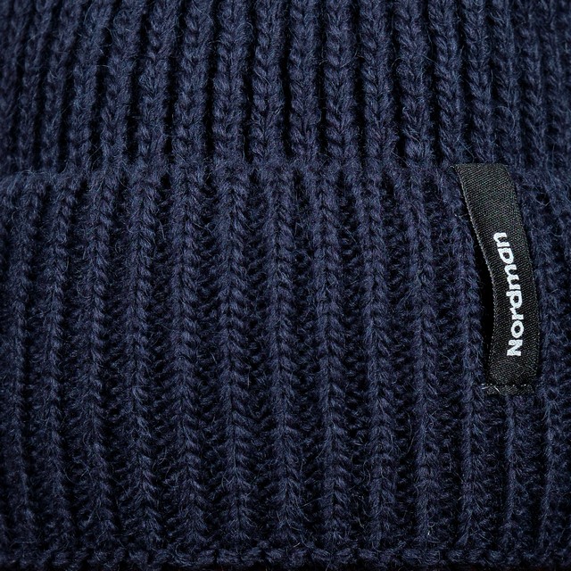 Шапка вязаная Nordman цвет темно-синий - фото 4