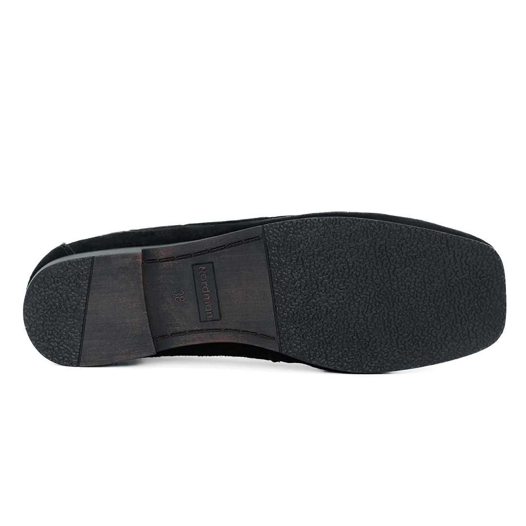 Женские лоферы Nordman черные - фото 5