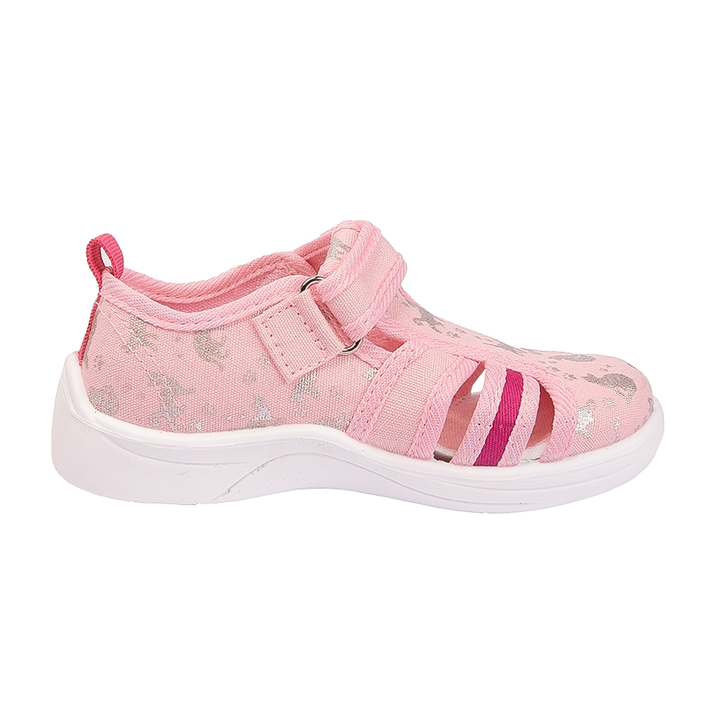 Тапочки детские Nordman Stars розовые с принтом - фото 5