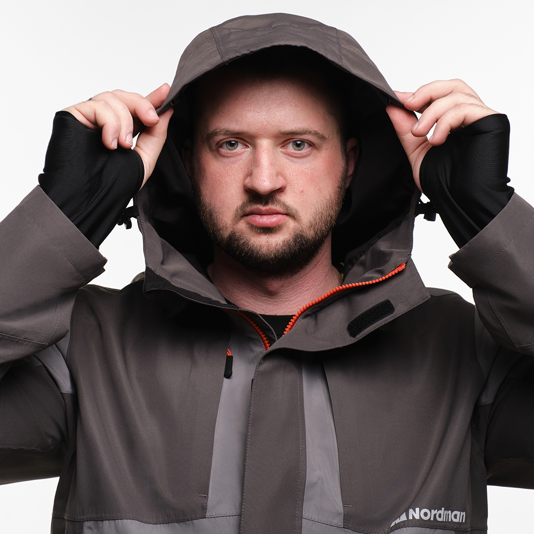 Куртка Nordman из мембраны цвет тёмно-серый - фото 3