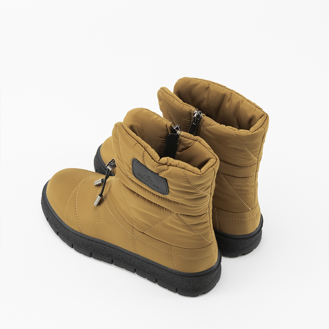 Nordman дутики с резинкой -затяжкой цвет горчичный - фото 5