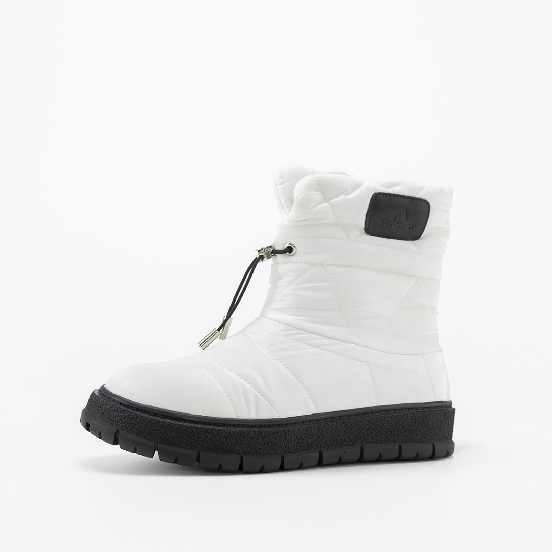 Nordman сапоги  с резинкой-затяжкой  цвет белый - фото 6