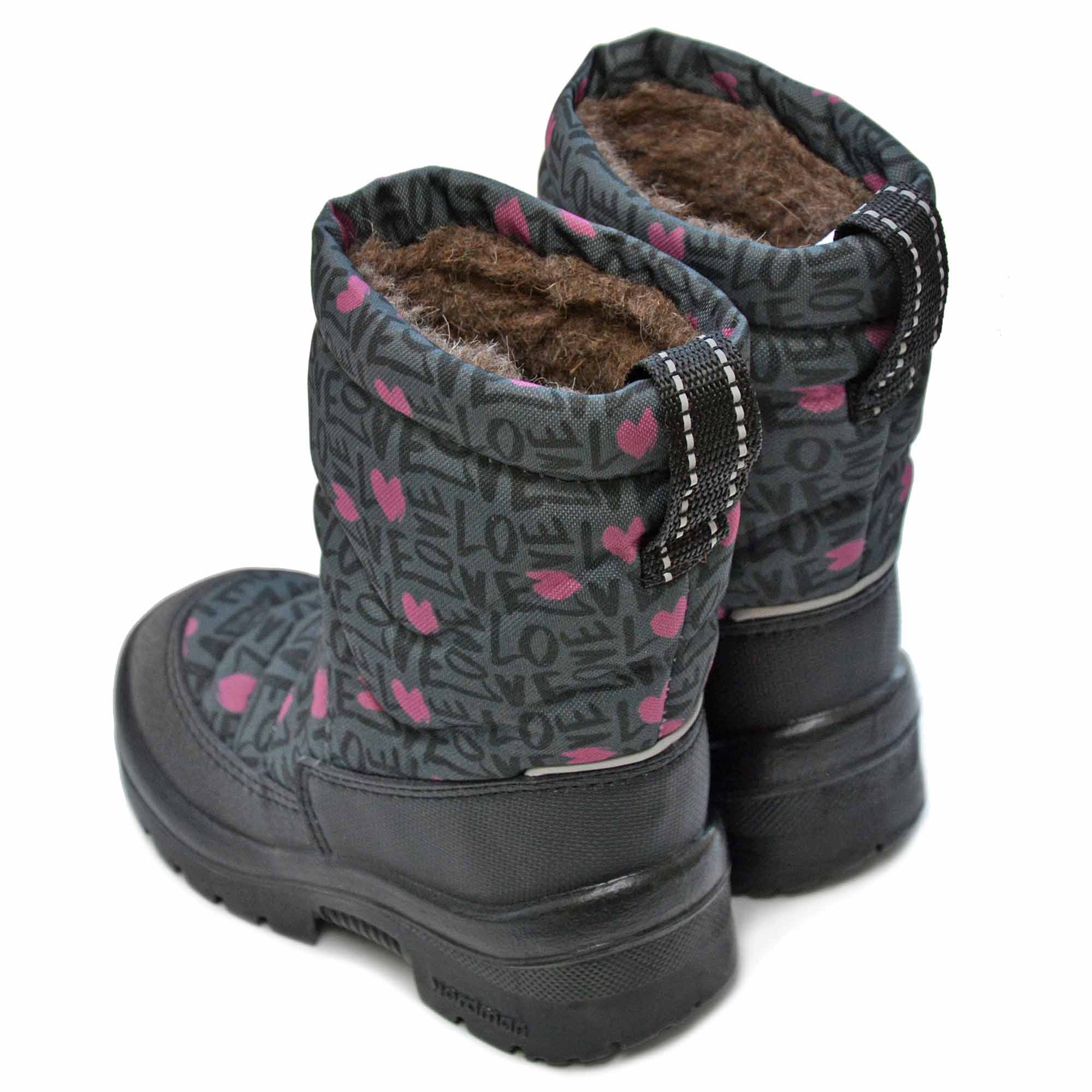 Зимние детские сапоги Nordman Lumi LV GREY