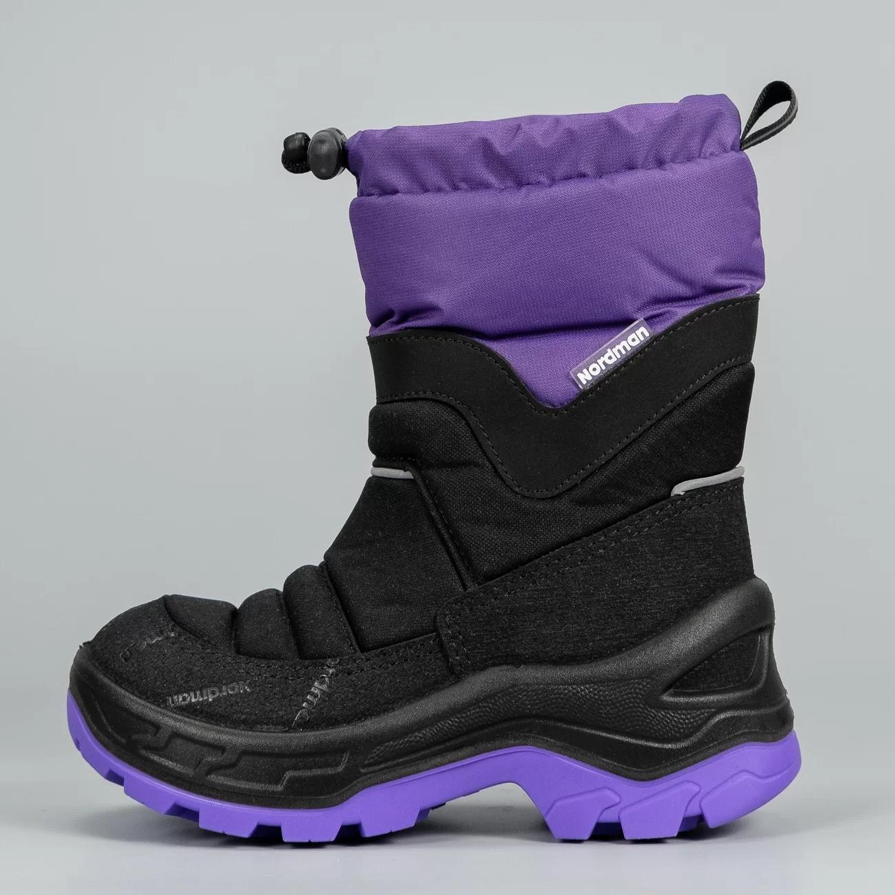 Детские сапоги Nordman T-REX фиолетовые - фото 3