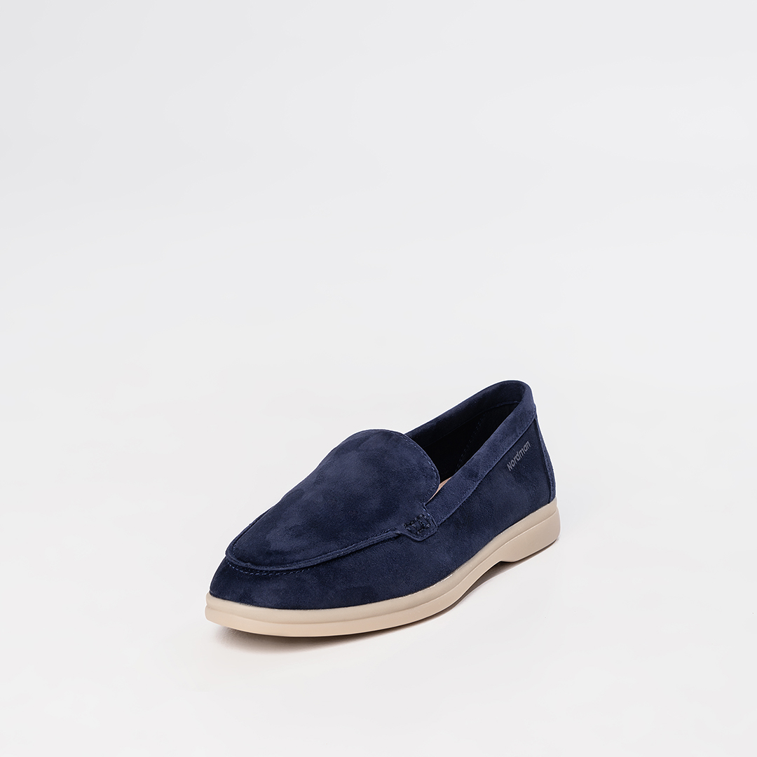 Женские лоферы цвет синий - фото 5