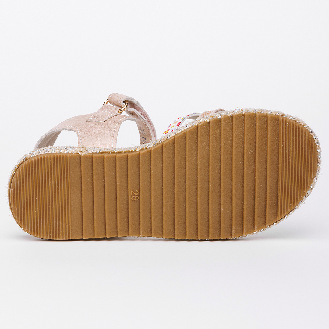 Детские летние босоножки Nordman золотистые - фото 4