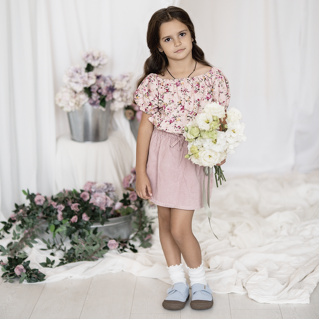 Полуботинки Nordman на двух застежках цвет голубой - фото 2