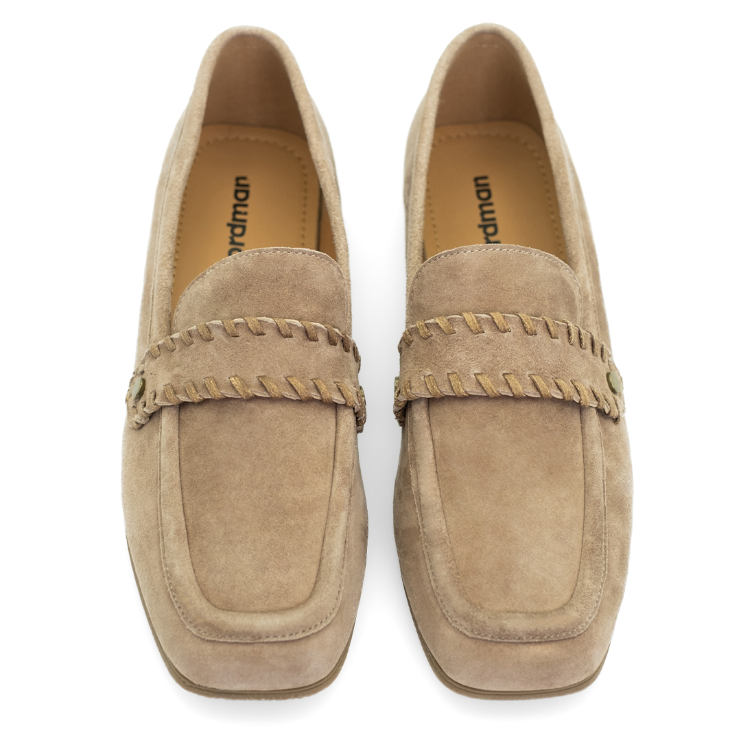 Женские лоферы Nordman коричневые - фото 2