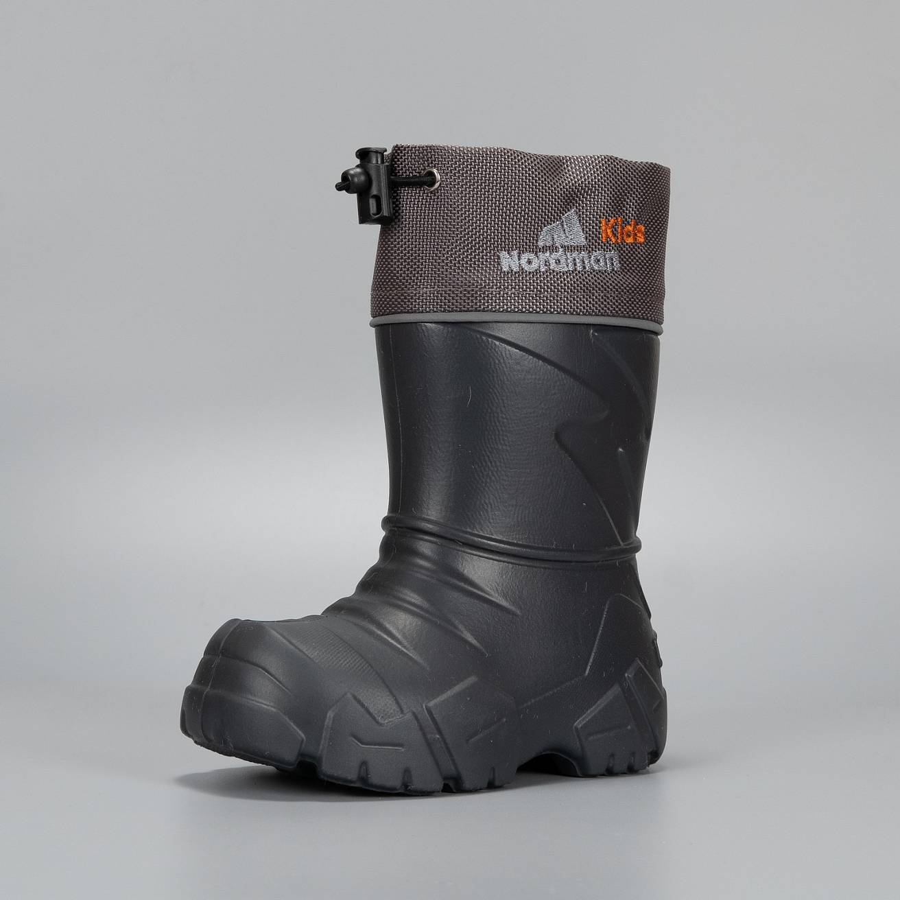 Сапоги Nordman Kids из ЭВА с вшитым меховым вкладышем серые - фото 2