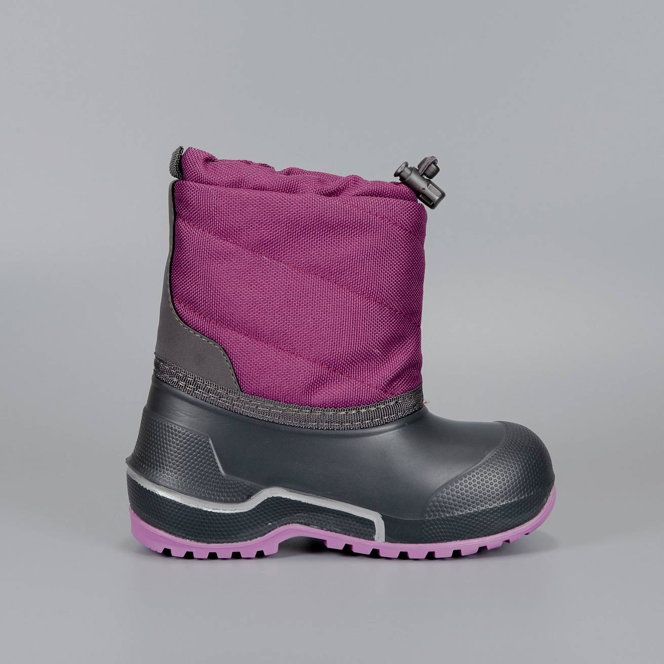 Сноубутсы Nordman Cross из ЭВА+ТЭП Фуксия/серый-фиолетовый - фото 5